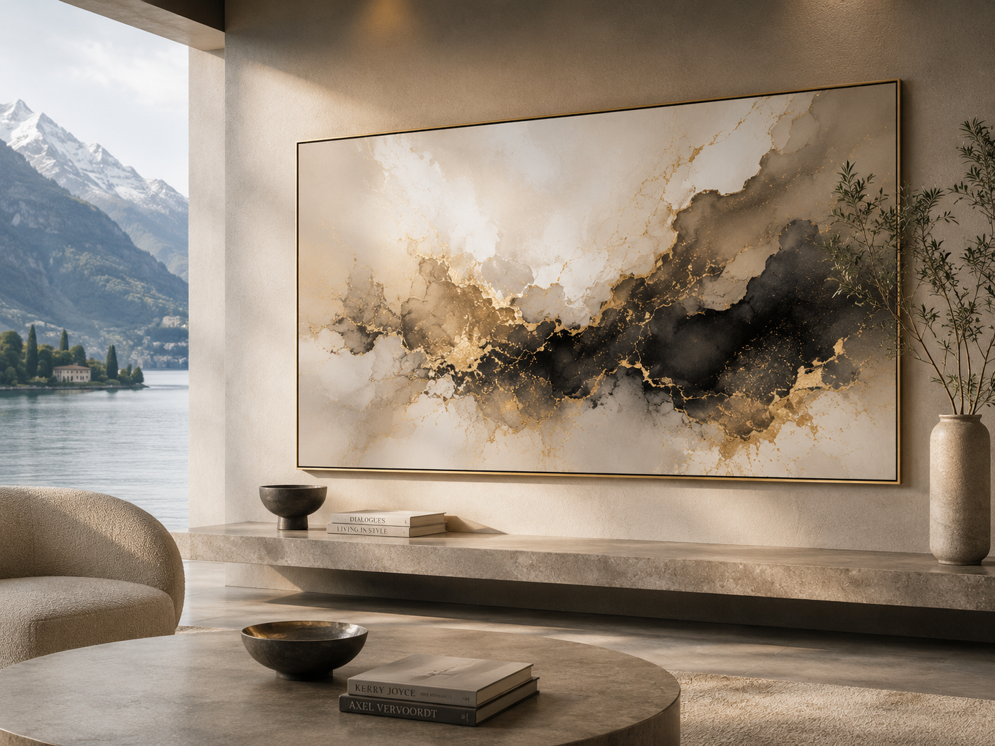 Abstract contemporary artwork